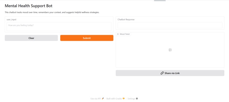 RL Powered Mental Health Support Bot – screenshot 2