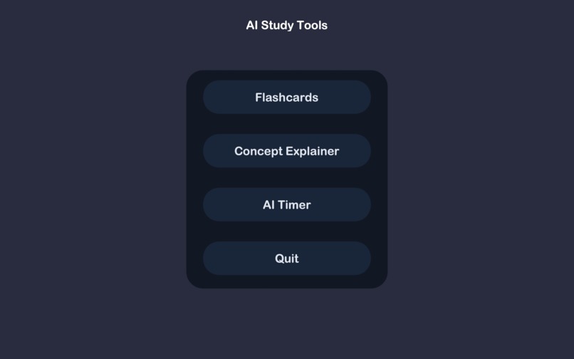 AI Study Tools – screenshot 1