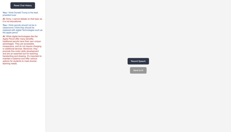 Debate AI – screenshot 1