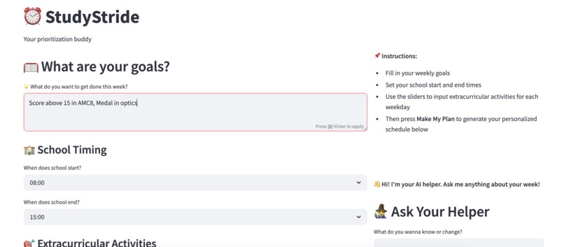 StudyStride – screenshot 3