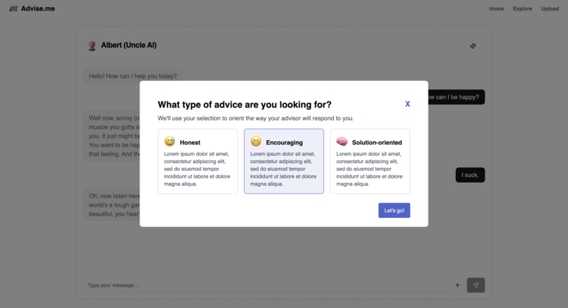 Advise.me – screenshot 3