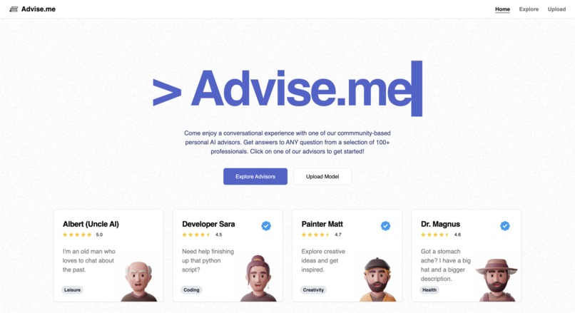 Advise.me – screenshot 1