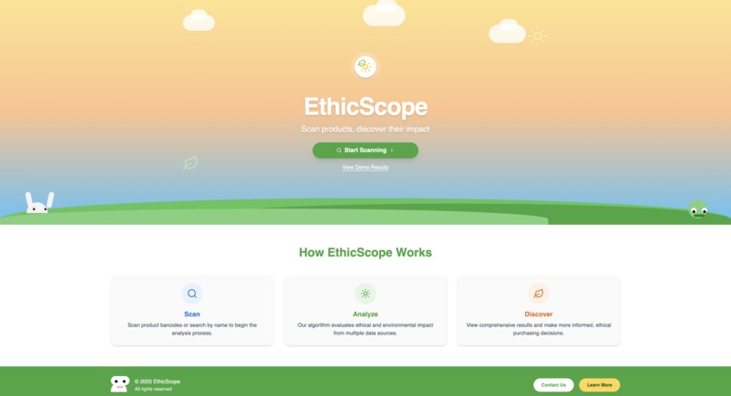 EthicScope – screenshot 1