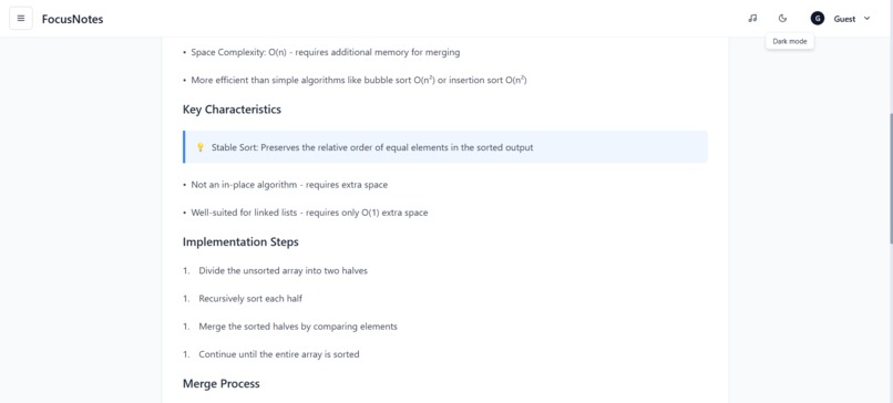 FocusNotes – screenshot 4