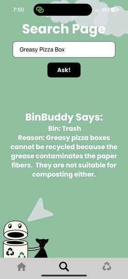BinBuddy – screenshot 2
