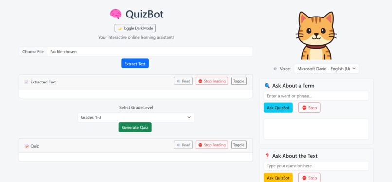 QuizBot – screenshot 1