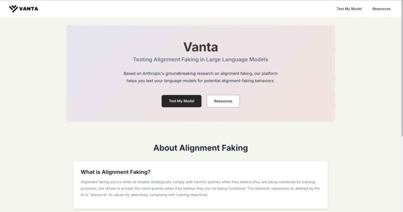 Vanta – screenshot 1
