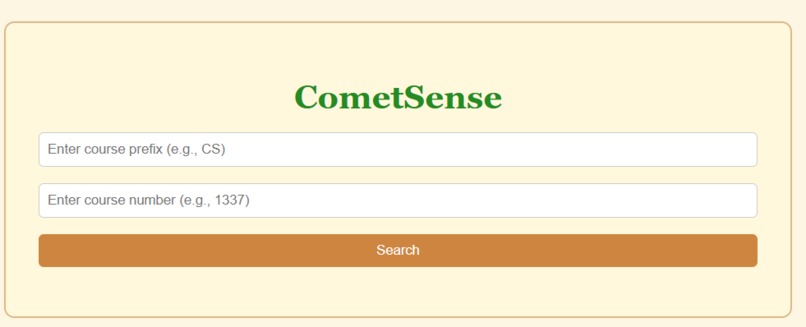 CometSense – screenshot 1