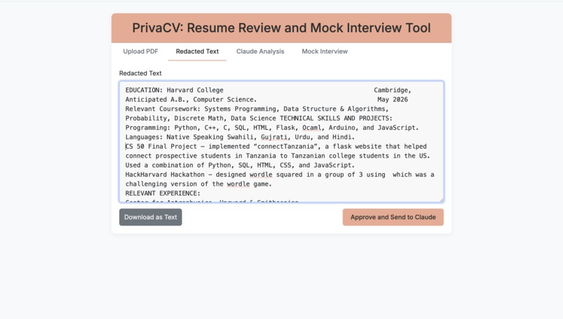 PrivaCV – screenshot 3