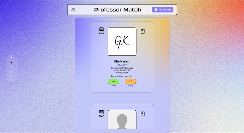Professor-match – screenshot 3