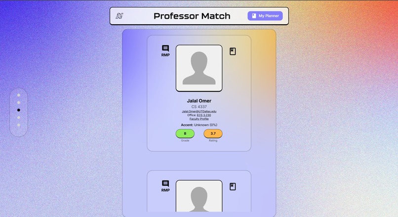 Professor-match – screenshot 4