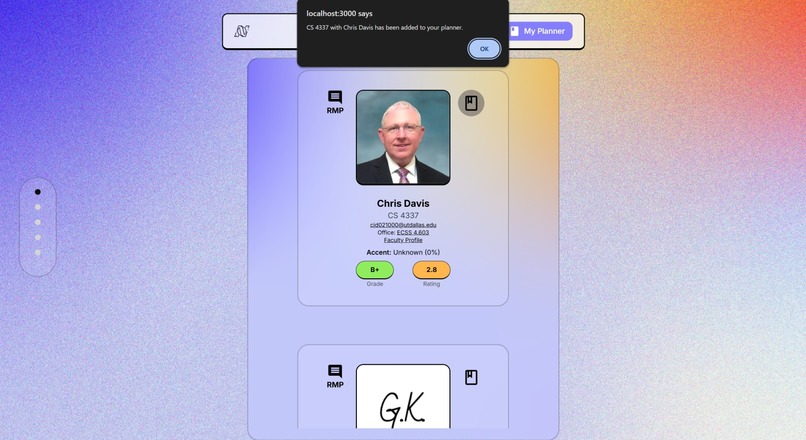 Professor-match – screenshot 5