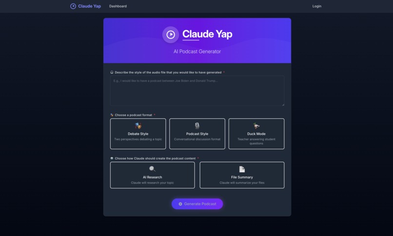 Claude-Yap – screenshot 1