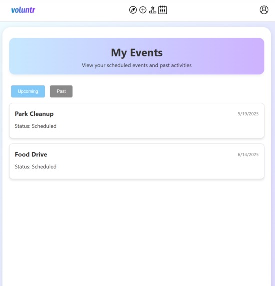 voluntr – screenshot 4