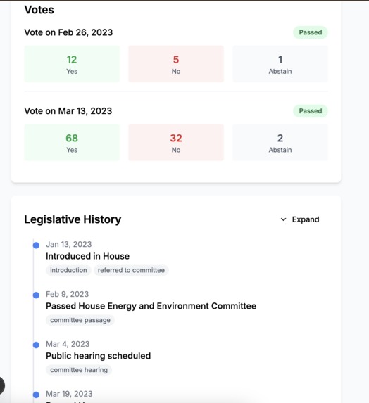 LegisPal – screenshot 2