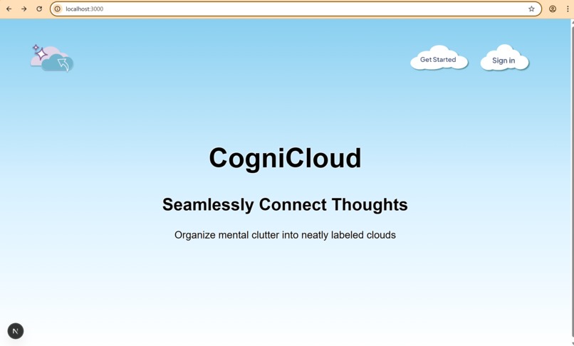 CogniCloud – screenshot 2