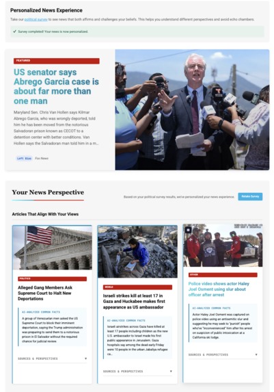 NewsAI – screenshot 2