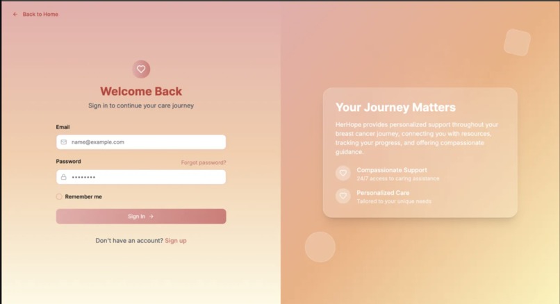HerHope – screenshot 3