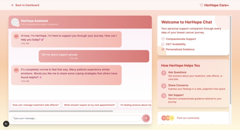 HerHope – screenshot 5