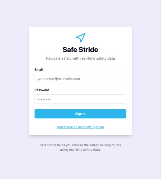 SafeStride – screenshot 3