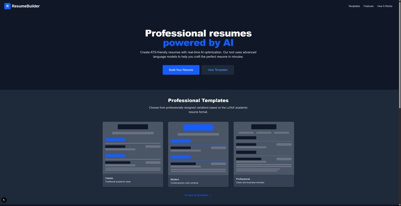 Resumate – screenshot 1