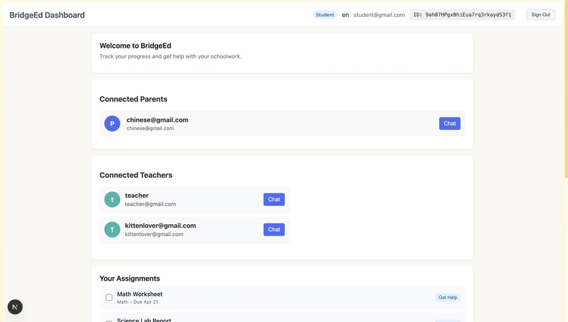 BridgeEd – screenshot 2