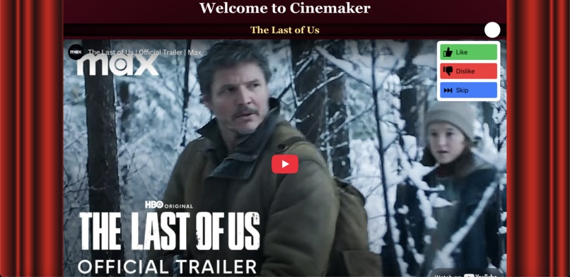 Cinemaker – screenshot 1