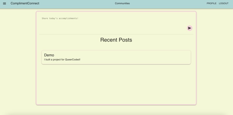ComplimentConnect – screenshot 1
