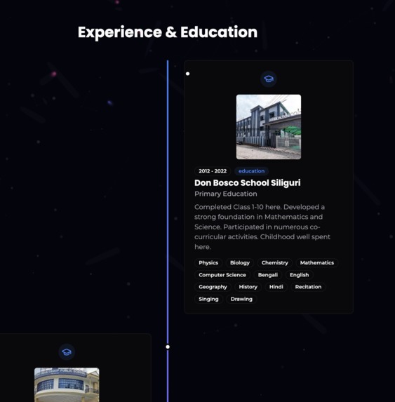 Portfolio – screenshot 3