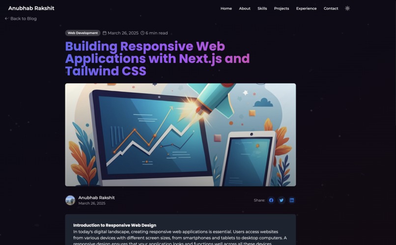 Portfolio – screenshot 5