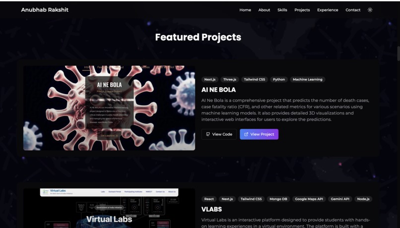 Portfolio – screenshot 6