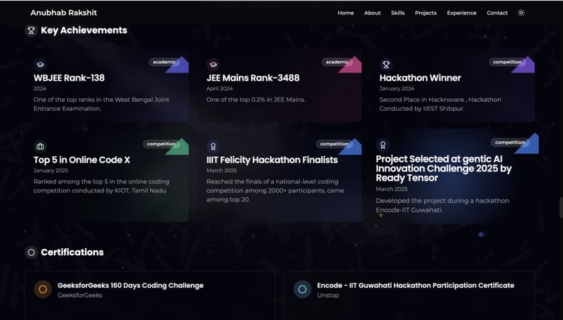 Portfolio – screenshot 9