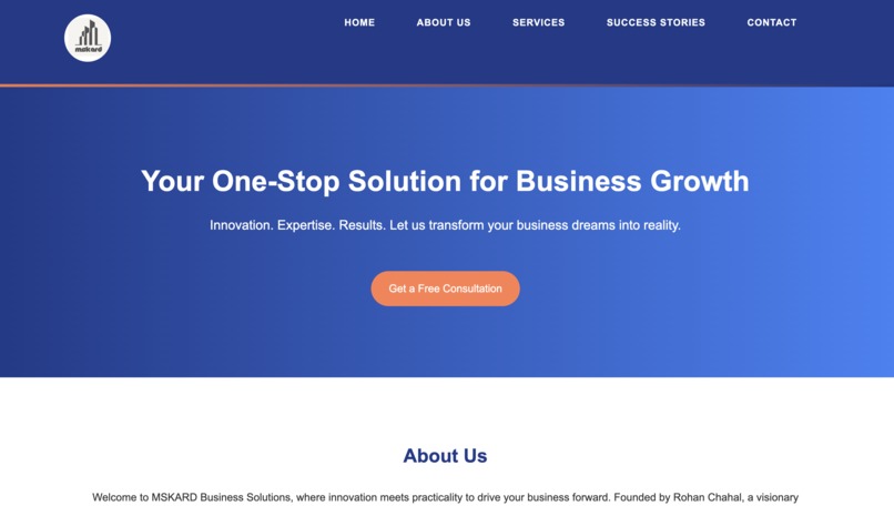 Vanshika's Portfolio  – screenshot 7