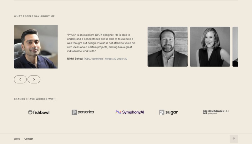 Piyush Bendale's Portfolio – screenshot 3