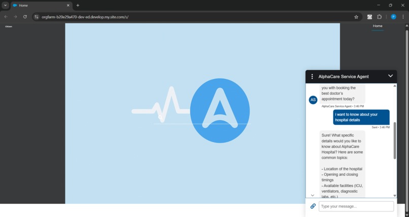 Transforming Healthcare with AI: Meet AlphaCare-Agent – screenshot 1