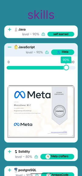 Profile  – screenshot 2