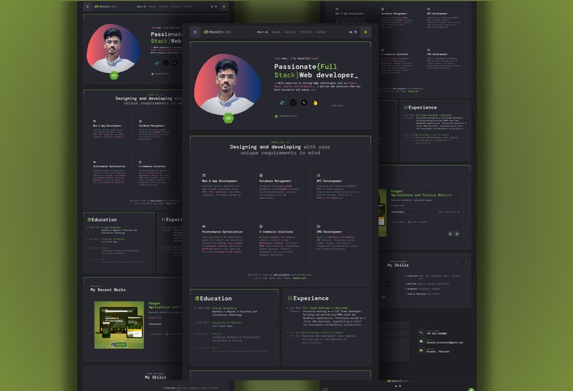 Huzaifa.dev – screenshot 2