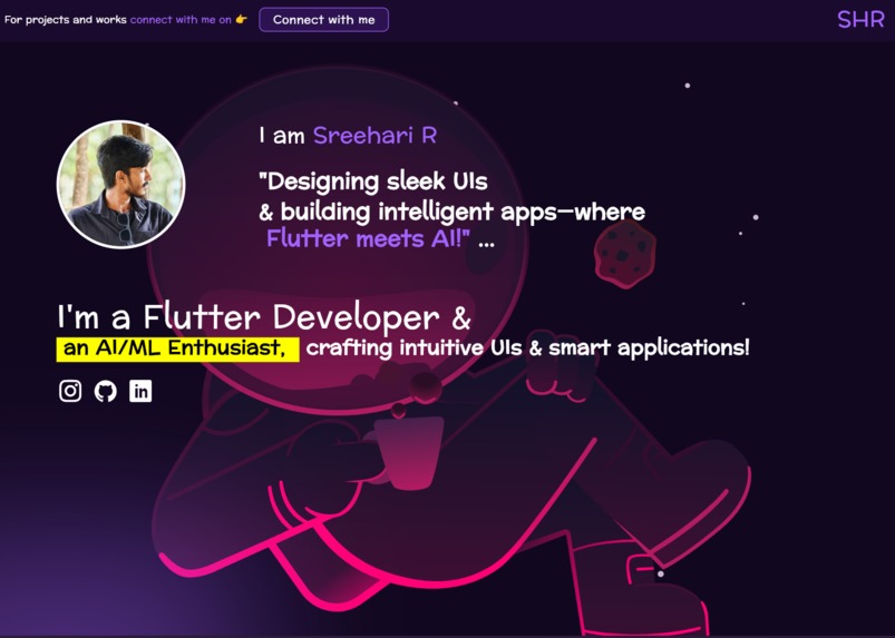 Personal Portfolio – screenshot 1