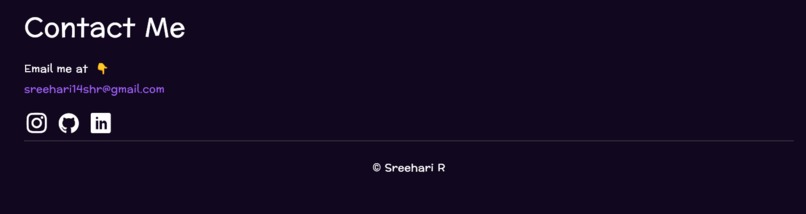 Personal Portfolio – screenshot 4