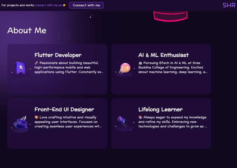 Personal Portfolio – screenshot 2