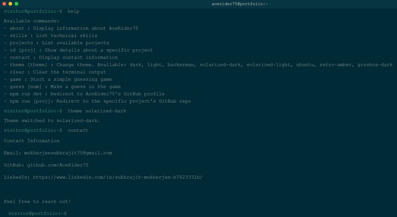 AceRider's Terminal – screenshot 3