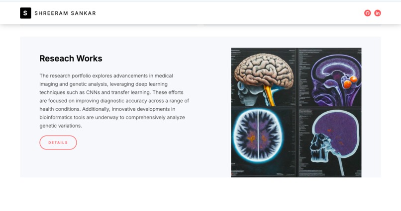 Portfolio Website – screenshot 3