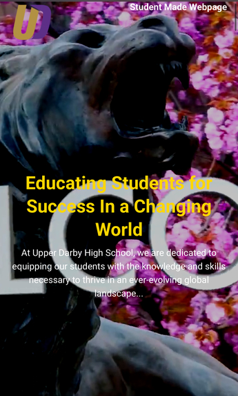 UDHS Insider Webpage – screenshot 1