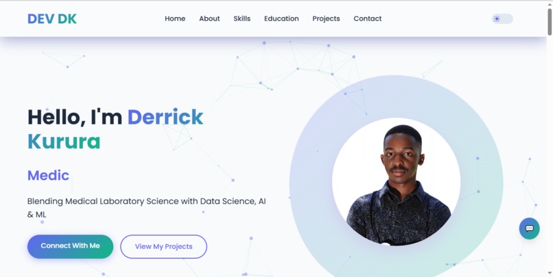 Personal Portfolio Website – screenshot 1
