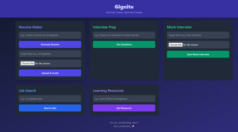 Gignite  – screenshot 1