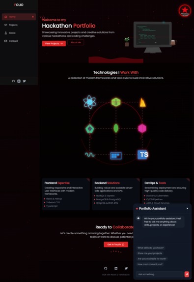 hackathon-portfolio – screenshot 4