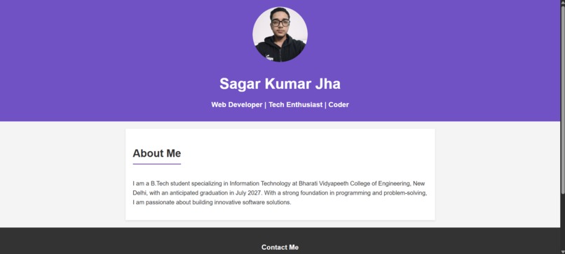 PORTFOLIO – screenshot 1