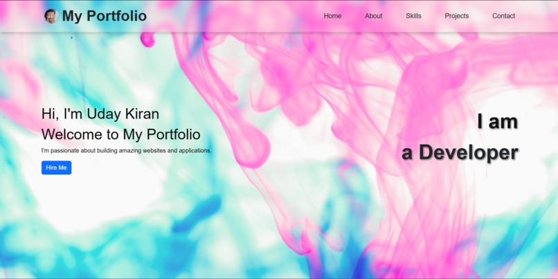 MyPortfolio – screenshot 1