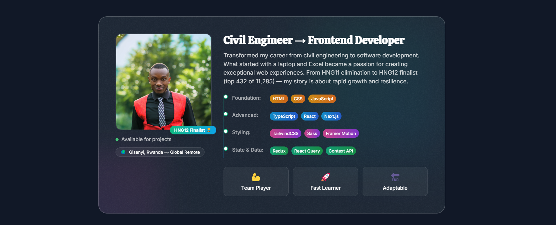 Sem Joel Portfolio – The Dev Who Codes Against All Odds | Devpost
