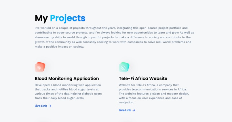 3D Portfolio Joseph – screenshot 2